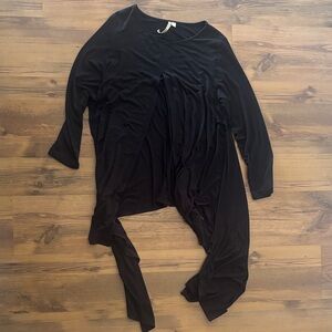 Comfy USA Black Women's Tunic Top